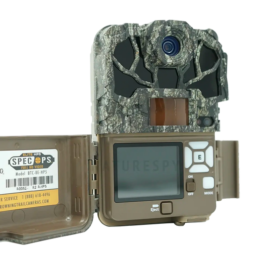 Browning Spec Ops Elite HP5 wildlife trail camera BTC-8E-HP5 inside view screen