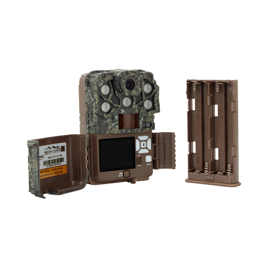Browning Recon Force Elite HP5 Ultra Trail Camera – BTC-7E-HP5, Door & Battery Compartment Open