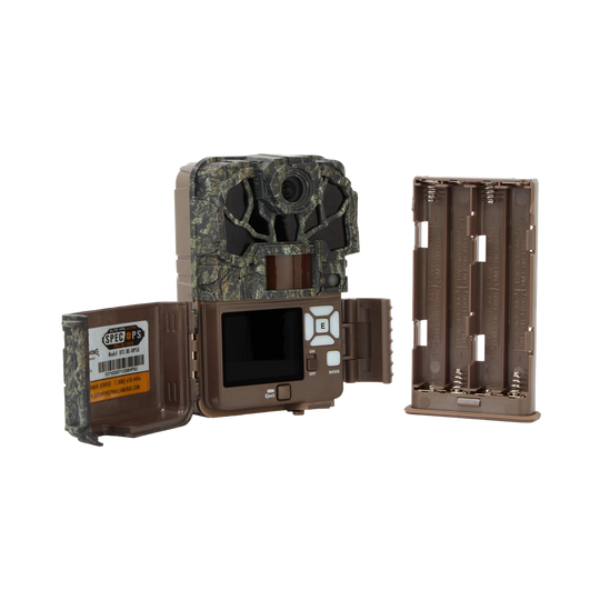 Browning Spec Ops Elite HP5 Ultra Trail Camera – BTC-8E-HP5, LCD Screen & Battery Compartment Open