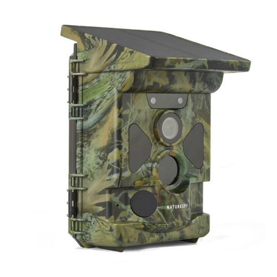 NatureSpy Helarctos WiFi Solar wildlife camera front tilt image