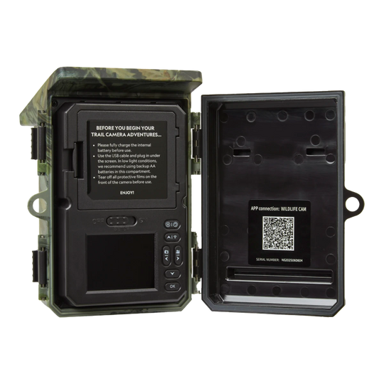 NatureSpy Helarctos WiFi Solar wildlife camera open inside door