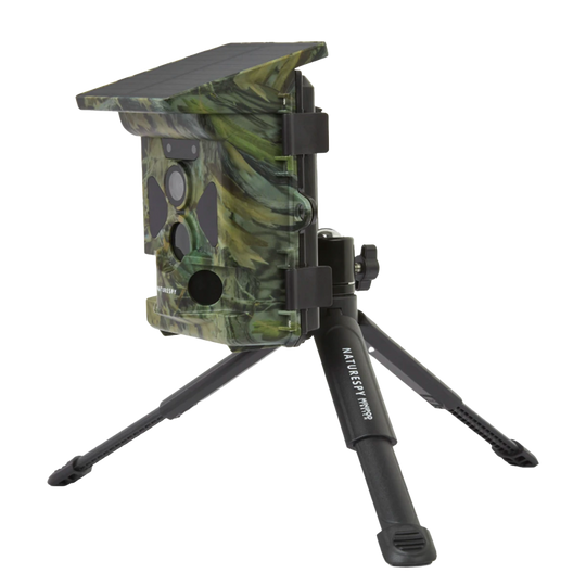 NatureSpy Helarctos WiFi Solar wildlife camera on MiniPod Stretch