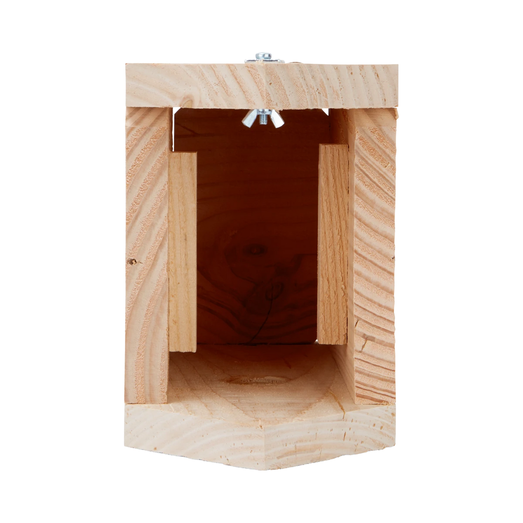 NatureSpy WiFi Solar Nestbox Cam – Interior View with Camera Holder