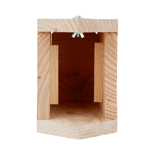 NatureSpy WiFi Solar Nestbox Cam – Interior View with Camera Holder