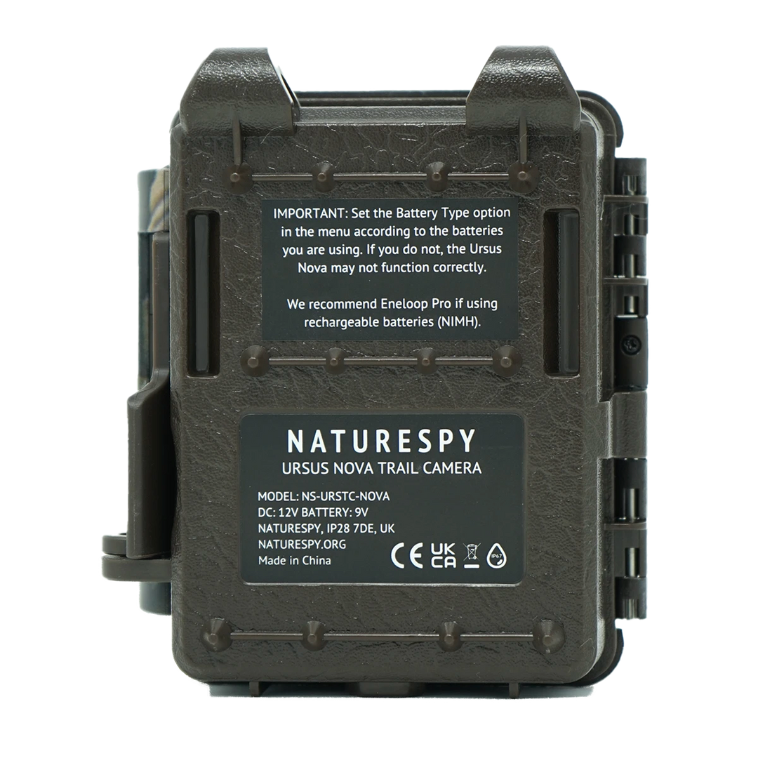NatureSpy Ursus Nova Trail wildlife Camera back