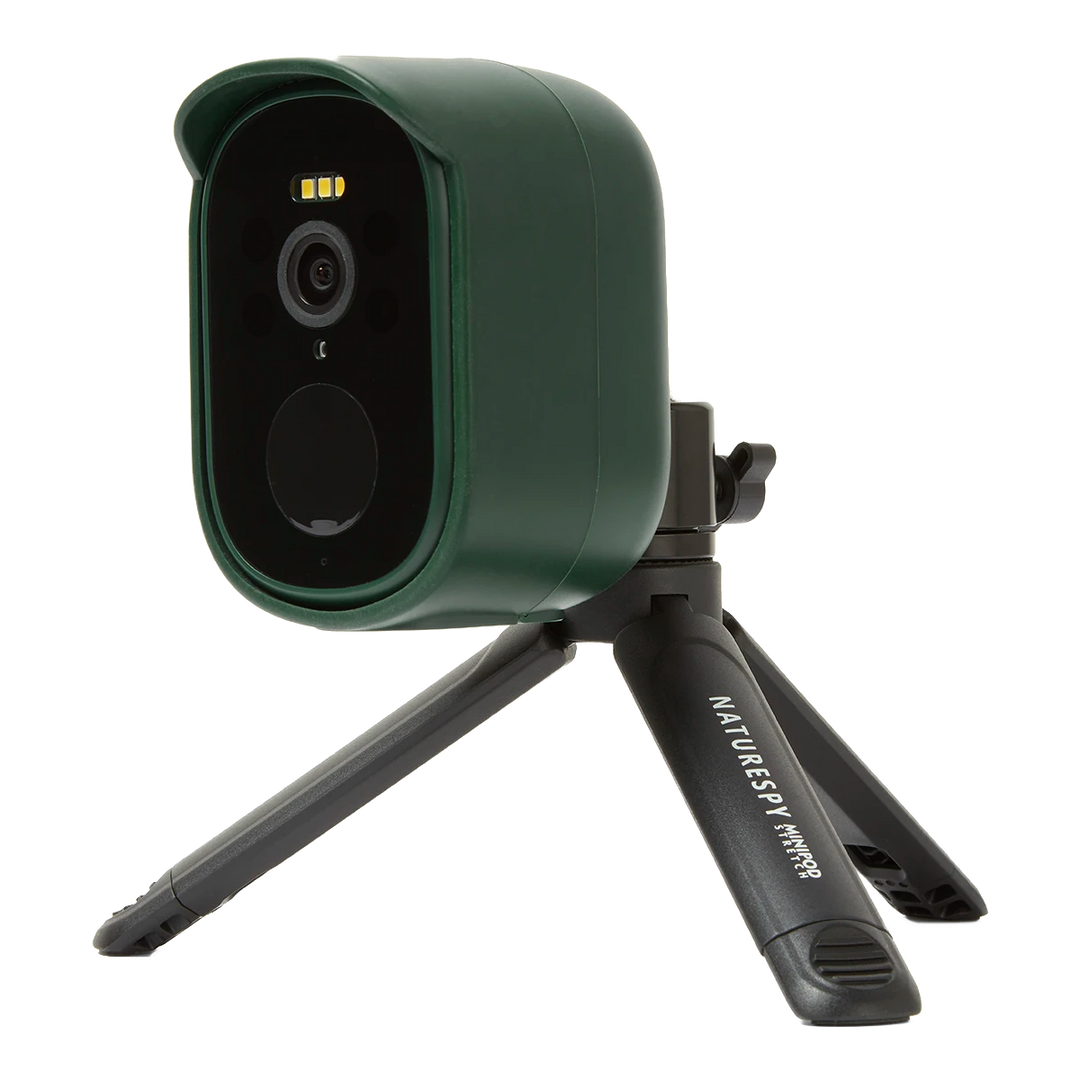 NatureSpy WiFi WildCam 3 garden wildlife camera with minipod stretch tripod