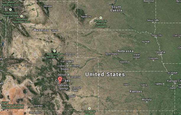 Hartsel is located in Park county, Colorado and is almost the geographic centre of the state.